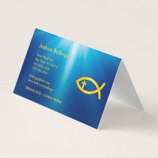 Cartão De Visita Peixes Cristãos
