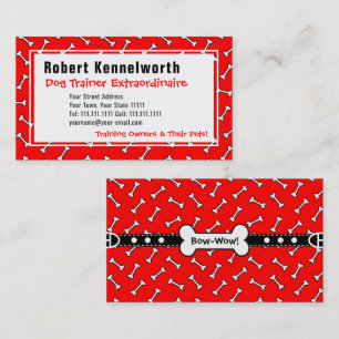 Cartão De Visita Peixes e Ossos Design Engraçado para Pássaros Cach