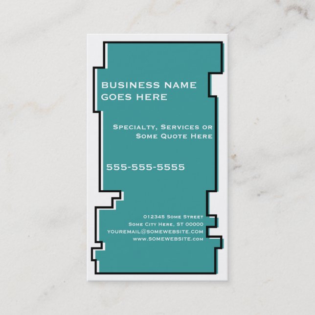 Cartão De Visita peixes oddRex (Frente)