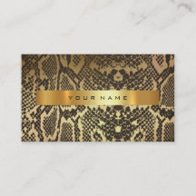 Pele Animal Dourada Python Vip Fashion Stylist