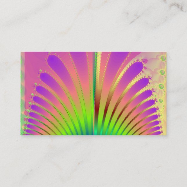 Cartão De Visita Penas de Carnaval (Frente)