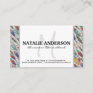 Cartão De Visita Penas e pântanos