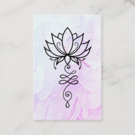 Cartão De Visita *~* Peony Nirvana Sacred Geometry Yoga. Lotus