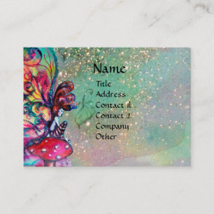 Cartão De Visita Pequeno Elfo dos Cogumelos