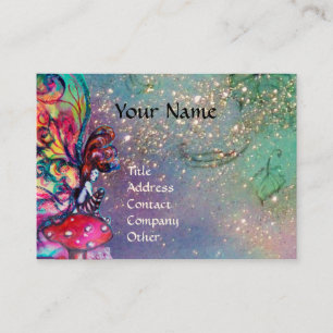 Cartão De Visita Pequeno Elfo dos Cogumelos