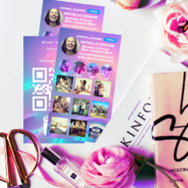 Cartão De Visita perfil de instagram de tendência legal