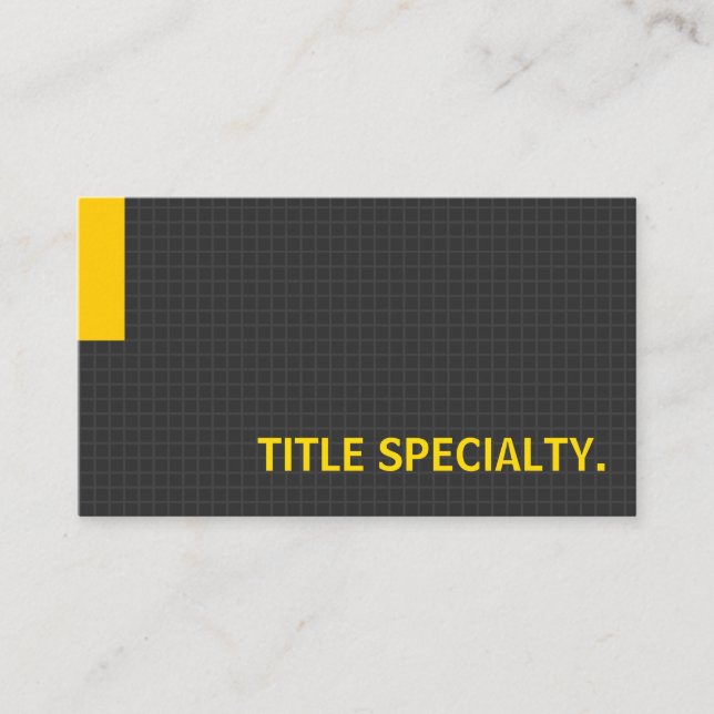 Cartão De Visita Perfil Simples âmbar Amarelo-Múltiplo (Frente)