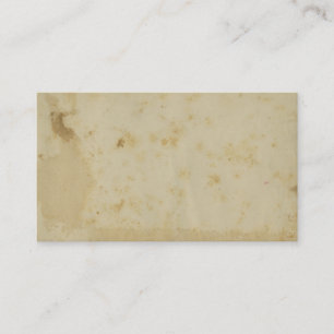 Cartão De Visita Pergaminho de vazio antigo da década de 1870