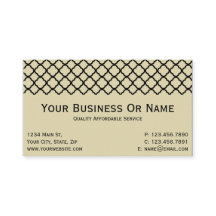 Pergaminho Vintage com Quatrefoil Preto Clássico