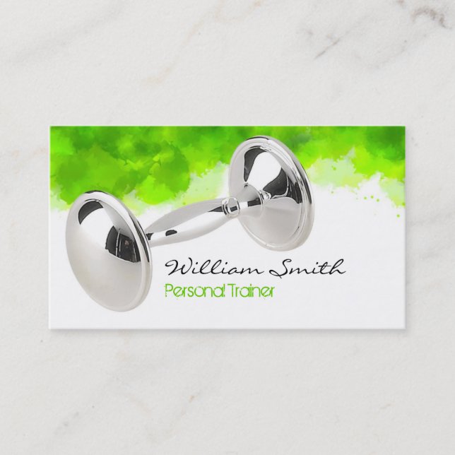 Cartão De Visita Personal Trainer (Frente)