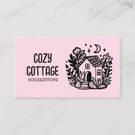 Cartão De Visita Personalização de Arte de Algodão Cuja Alcatrão Do