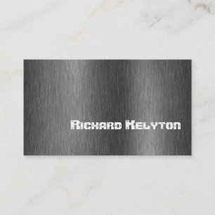 Cartão De Visita Personalização de cinzas pretas de construção