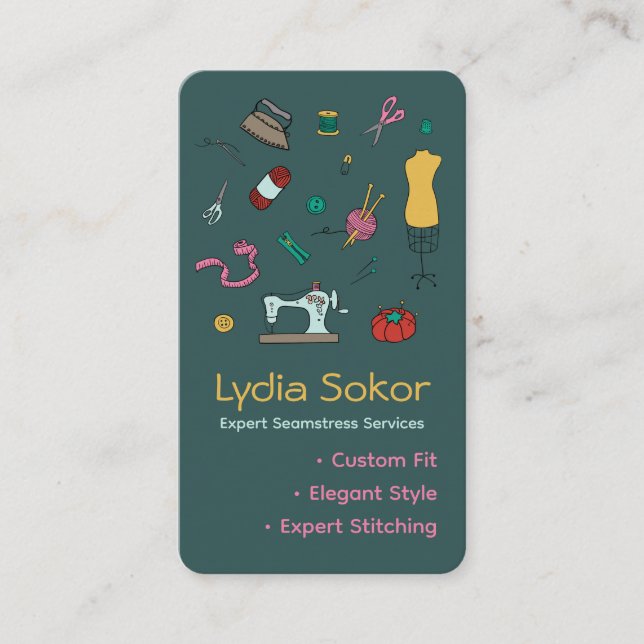 Cartão De Visita Personalização Personalizada e Alterações em Esfor (Frente)