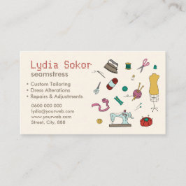 Cartão De Visita Personalização Personalizada e Alterações Seamstre