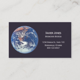 cartão de visita personalizada da NASA Earth Apol