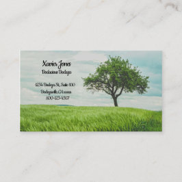 cartão de visita personalizada pela natureza