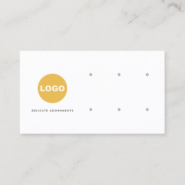 Cartão De Visita Personalizado 6 Buracos Estacionados Ouvindo Adici (Frente)