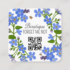 Cartão de visita personalizado à mão Código CR Flo