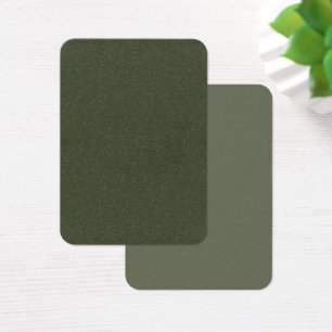Cartão de visita Personalizado De Dois Lados Verde
