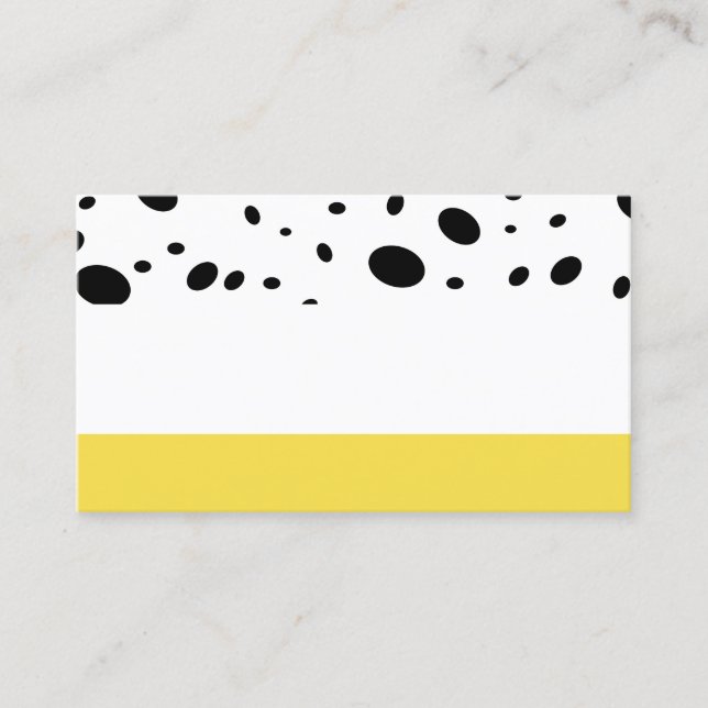 cartão de visita personalizado de padrão quic mode (Frente)