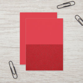 Cartão de visita Personalizado De Tom Vermelho Dua