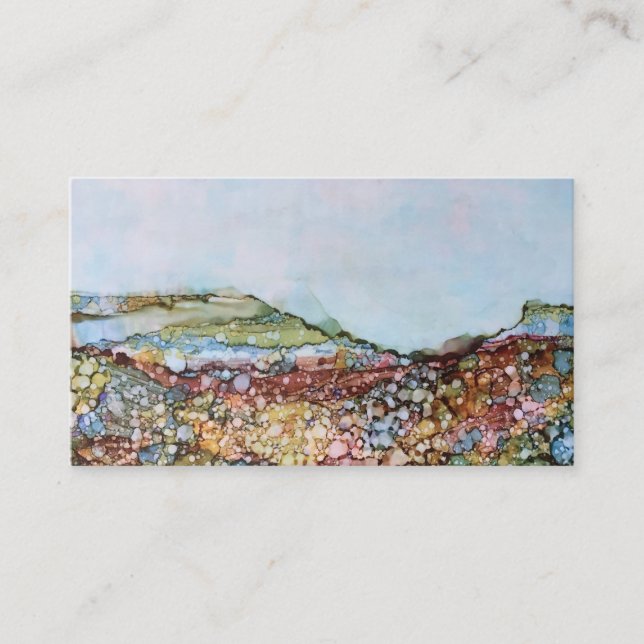 cartão de visita personalizado desenhado à mão (Frente)