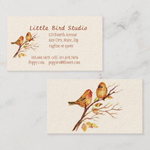 Cartão de visita Personalizado do Little Bird Stud