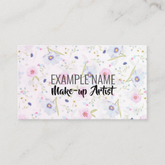 Cartão De Visita Personalizado "Floral Bloom" (Americano)