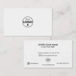 Cartão de Visita Personalizado   Ícones de Logo Mo