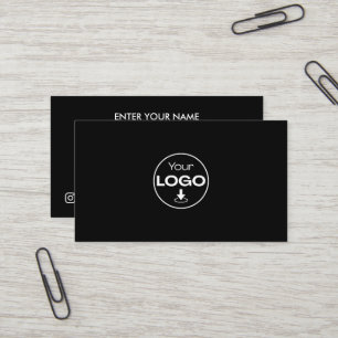 Cartão de Visita Personalizado   Ícones de Logo Pr