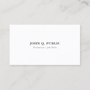Cartão De Visita Personalizado Minimal Moderno Elegante Simples Pro