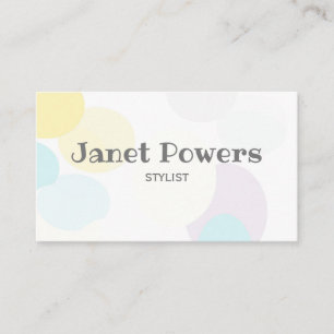 cartão de visita personalizado moderno abstrato