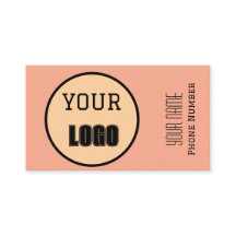 Personalizado o nome do logotipo minimalista moder