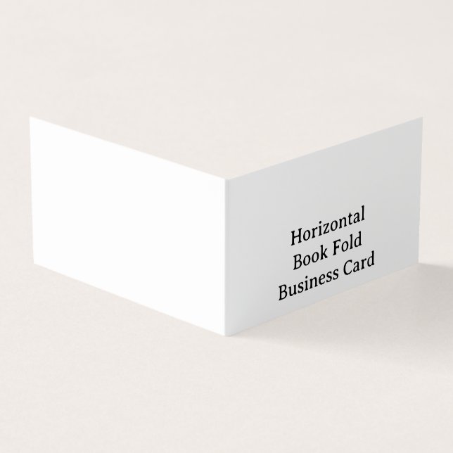 Cartão De Visita Personalizado Padrão Semi-Brilho Dobrado (Exterior)
