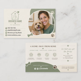 Cartão de Visita Personalizado para Hospedagem de