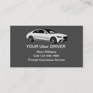 Cartão de Visita Personalizado para Motorista de U