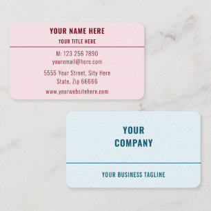 Cartão de visita personalizado - Personalizado - 