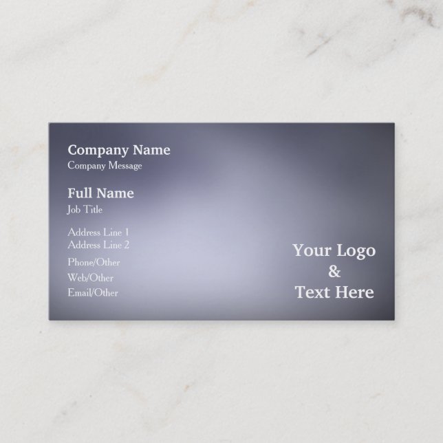Cartão De Visita Personalizado Personalizado (Frente)