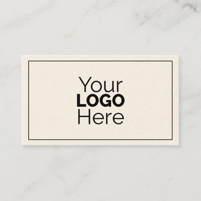 Cartão de visita personalizado Premium Eggshell (Frente)