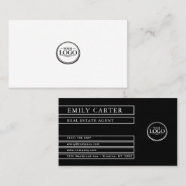 Cartão De Visita Personalizado Preto e Branco