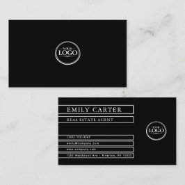 Cartão De Visita Personalizado Preto e Branco