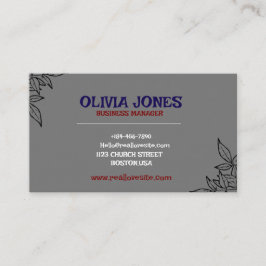 Cartão de visita personalizado | Profissional e Na