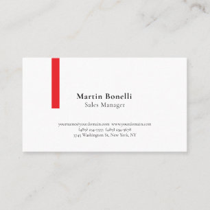 Cartão De Visita Personalizado Profissional Simples Preto e Branco 