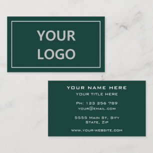 Cartão de visita personalizado seu próprio Design