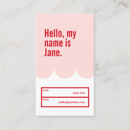 Cartão de visita personalizado sofisticado e em ne