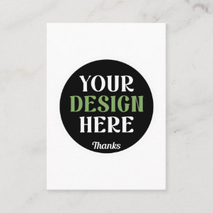 Cartão De Visita personalizado, único, elegante e minimalista hersh