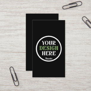 Cartão De Visita personalizado, único, elegante e minimalista hersh