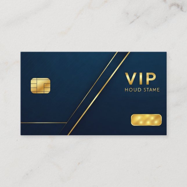 Cartão de visita personalizado VIP (Frente)