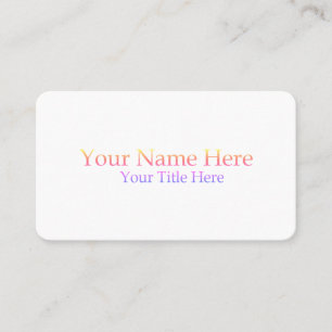 Cartão De Visita Personalizar Carro Comercial Standard de 3,5" x 2,