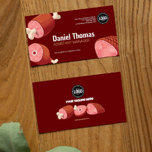 Cartão De Visita Personalizar empresa   Compro Butcher